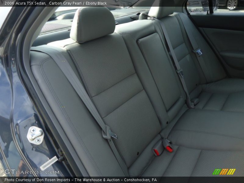 Carbon Gray Pearl / Ebony Black 2006 Acura TSX Sedan