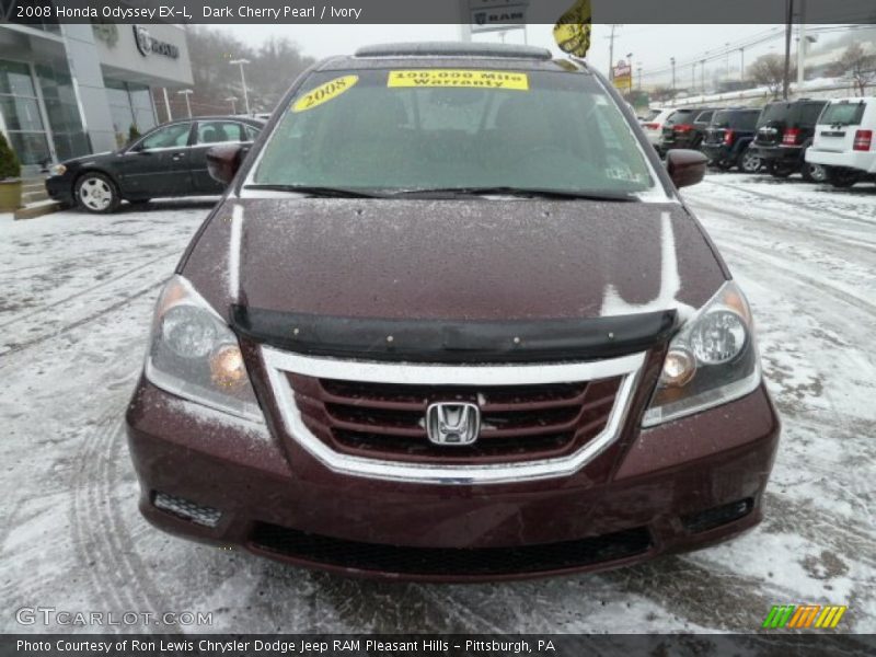 Dark Cherry Pearl / Ivory 2008 Honda Odyssey EX-L