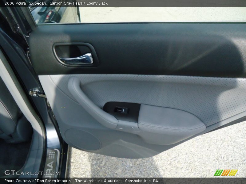 Carbon Gray Pearl / Ebony Black 2006 Acura TSX Sedan