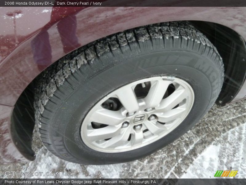 Dark Cherry Pearl / Ivory 2008 Honda Odyssey EX-L