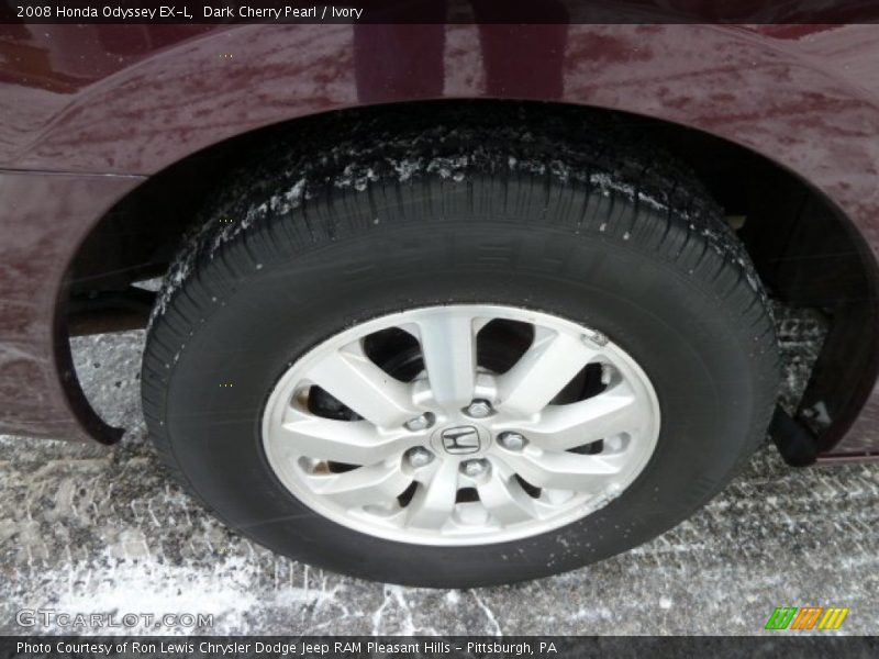 Dark Cherry Pearl / Ivory 2008 Honda Odyssey EX-L