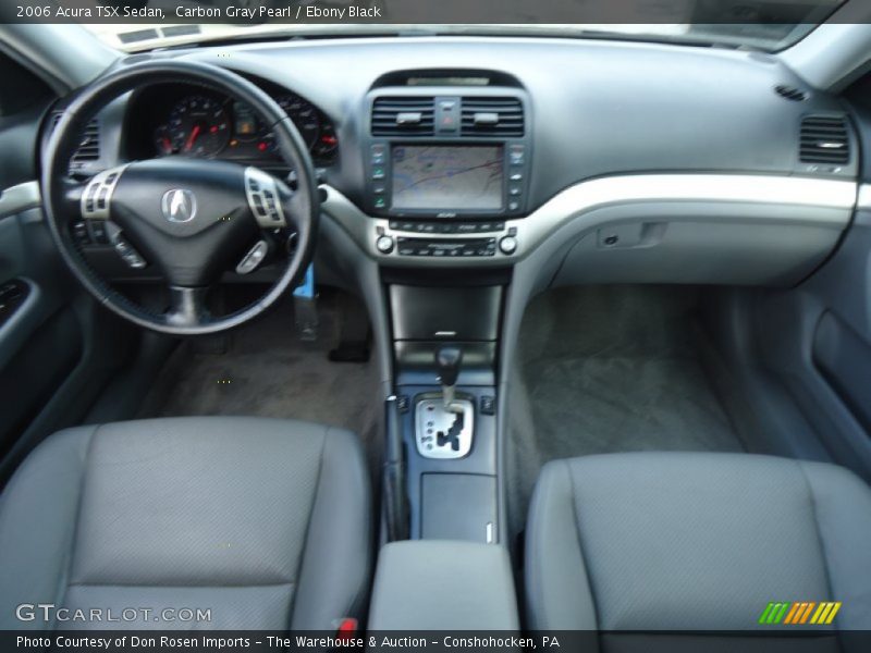 Carbon Gray Pearl / Ebony Black 2006 Acura TSX Sedan