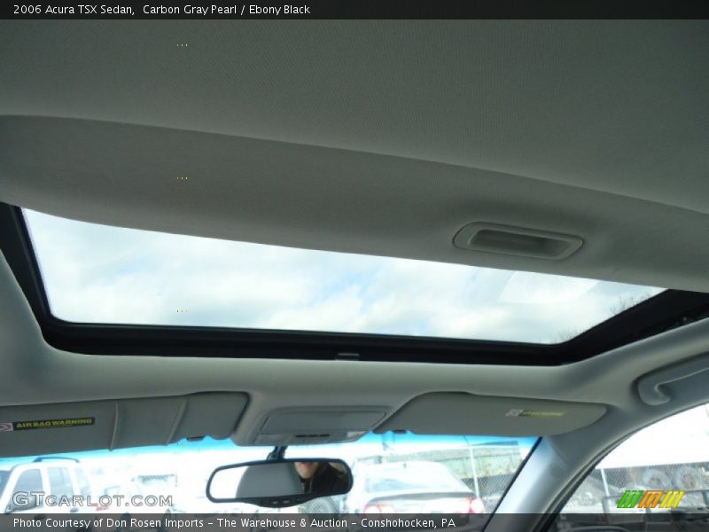 Carbon Gray Pearl / Ebony Black 2006 Acura TSX Sedan