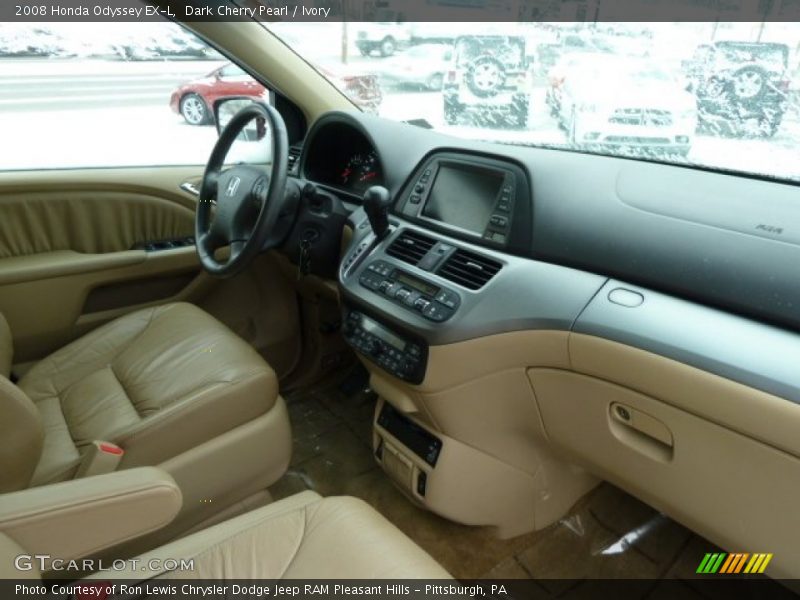 Dark Cherry Pearl / Ivory 2008 Honda Odyssey EX-L
