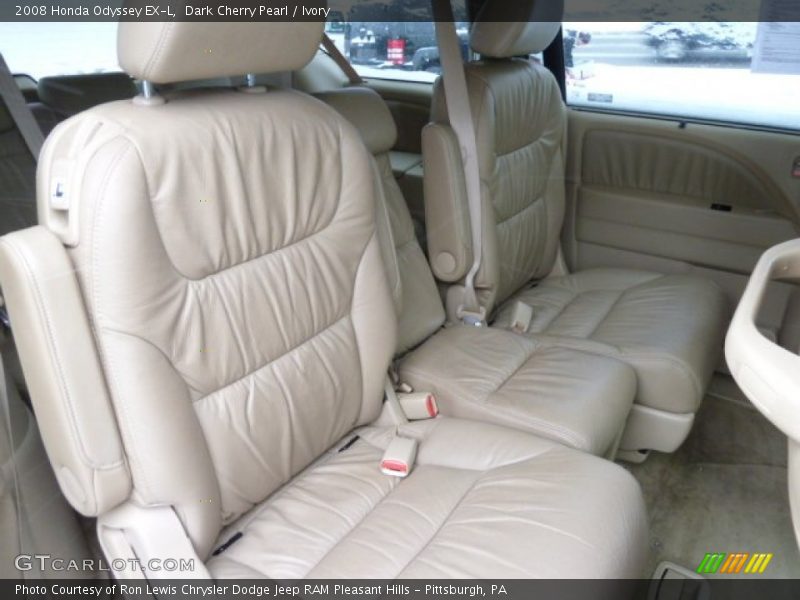 Dark Cherry Pearl / Ivory 2008 Honda Odyssey EX-L
