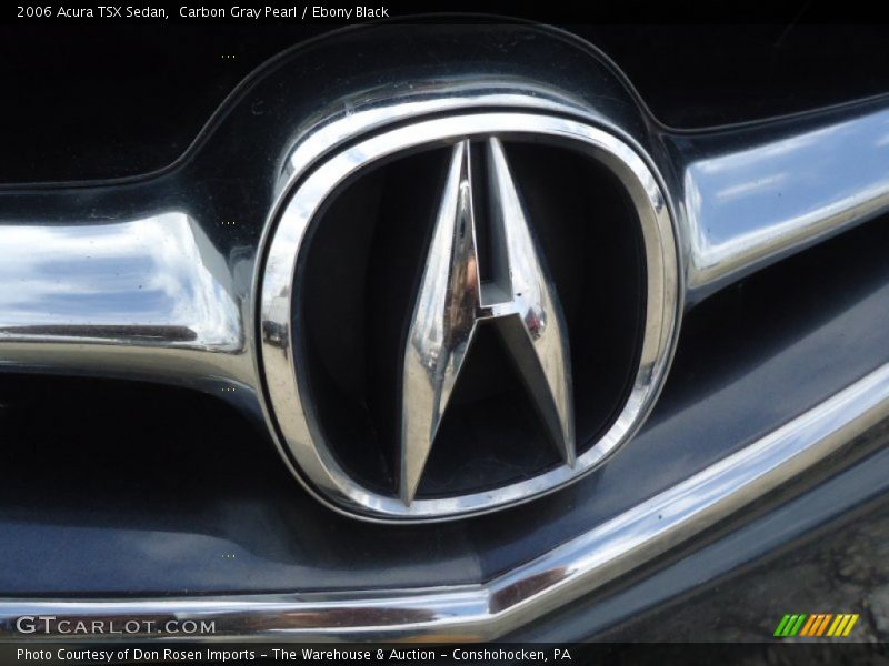 Carbon Gray Pearl / Ebony Black 2006 Acura TSX Sedan