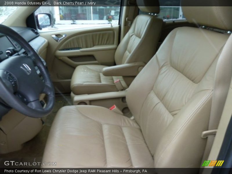 Dark Cherry Pearl / Ivory 2008 Honda Odyssey EX-L