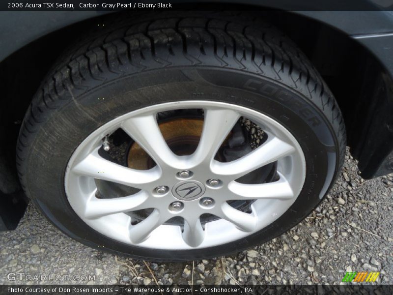 Carbon Gray Pearl / Ebony Black 2006 Acura TSX Sedan