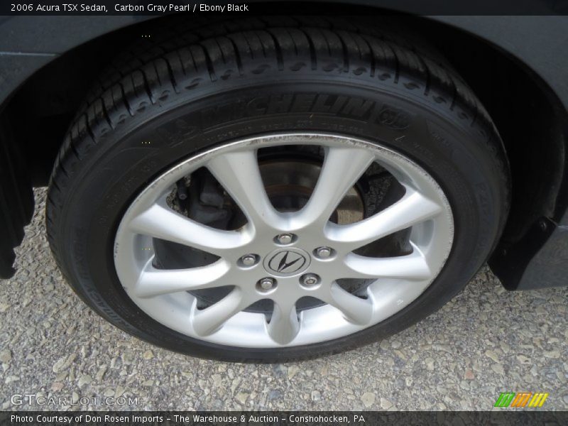 Carbon Gray Pearl / Ebony Black 2006 Acura TSX Sedan