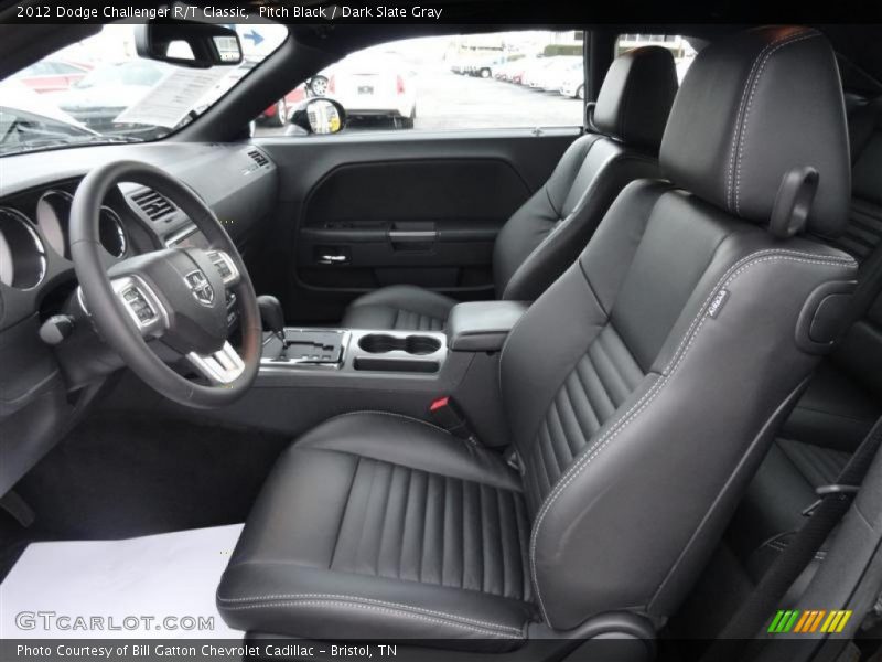  2012 Challenger R/T Classic Dark Slate Gray Interior
