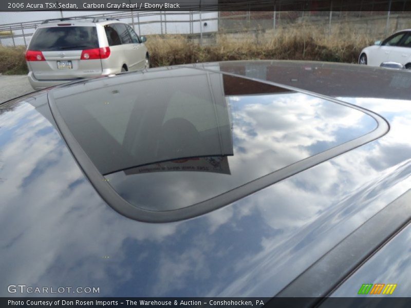 Carbon Gray Pearl / Ebony Black 2006 Acura TSX Sedan