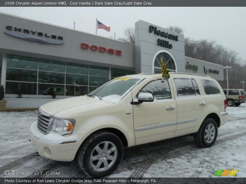 Cool Vanilla / Dark Slate Gray/Light Slate Gray 2008 Chrysler Aspen Limited 4WD