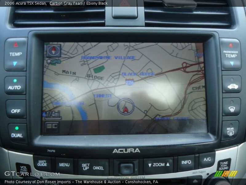 Carbon Gray Pearl / Ebony Black 2006 Acura TSX Sedan