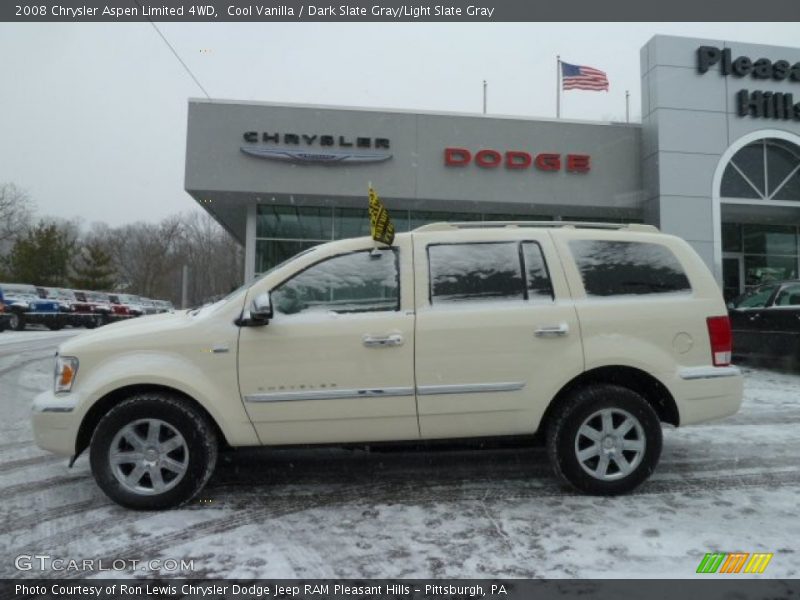 Cool Vanilla / Dark Slate Gray/Light Slate Gray 2008 Chrysler Aspen Limited 4WD