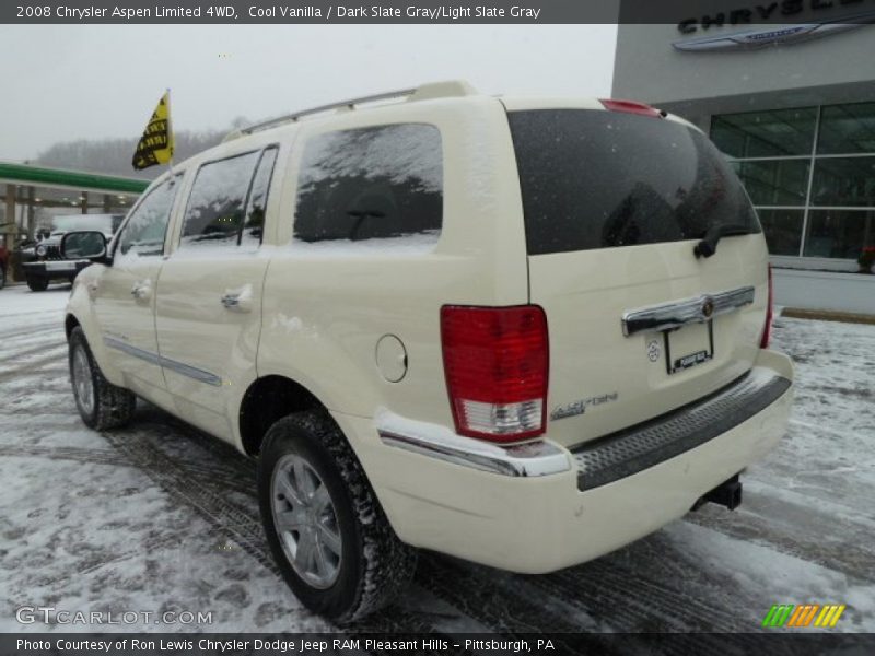 Cool Vanilla / Dark Slate Gray/Light Slate Gray 2008 Chrysler Aspen Limited 4WD