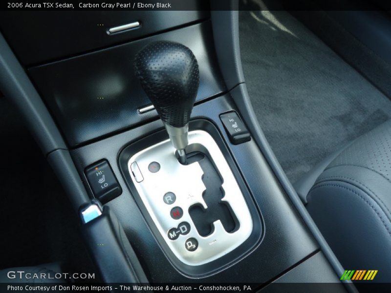 Carbon Gray Pearl / Ebony Black 2006 Acura TSX Sedan