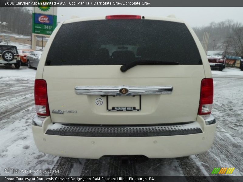 Cool Vanilla / Dark Slate Gray/Light Slate Gray 2008 Chrysler Aspen Limited 4WD