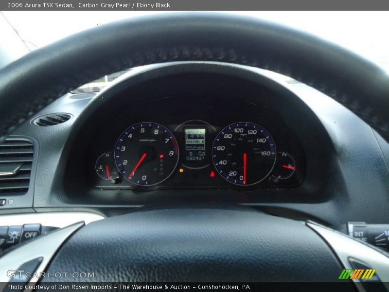 Carbon Gray Pearl / Ebony Black 2006 Acura TSX Sedan