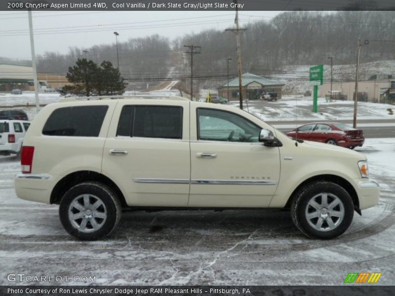 Cool Vanilla / Dark Slate Gray/Light Slate Gray 2008 Chrysler Aspen Limited 4WD