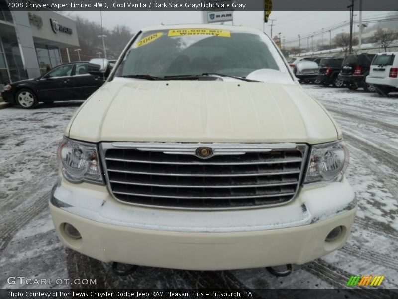 Cool Vanilla / Dark Slate Gray/Light Slate Gray 2008 Chrysler Aspen Limited 4WD