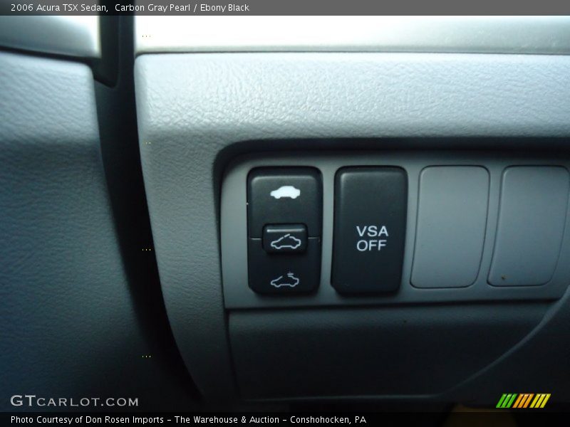 Carbon Gray Pearl / Ebony Black 2006 Acura TSX Sedan