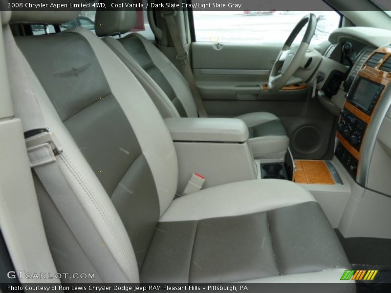 Cool Vanilla / Dark Slate Gray/Light Slate Gray 2008 Chrysler Aspen Limited 4WD
