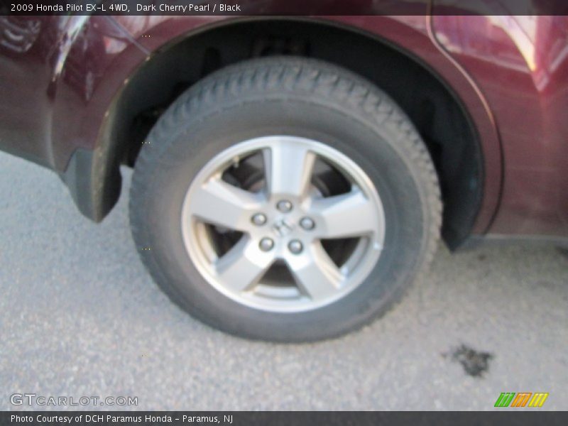 Dark Cherry Pearl / Black 2009 Honda Pilot EX-L 4WD