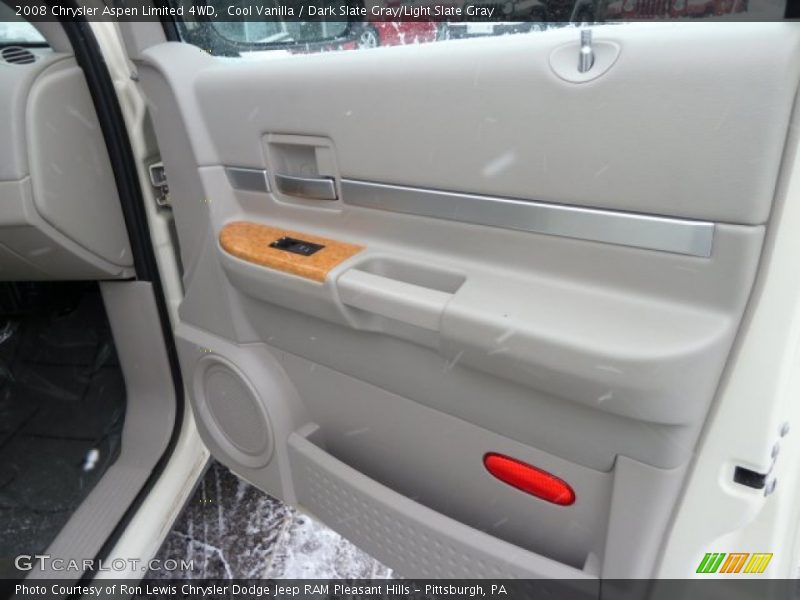 Cool Vanilla / Dark Slate Gray/Light Slate Gray 2008 Chrysler Aspen Limited 4WD