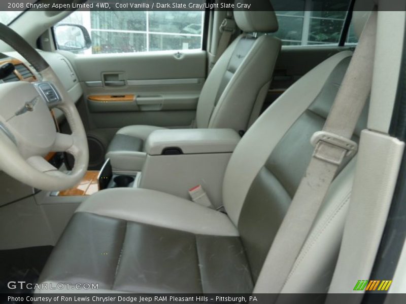 Cool Vanilla / Dark Slate Gray/Light Slate Gray 2008 Chrysler Aspen Limited 4WD
