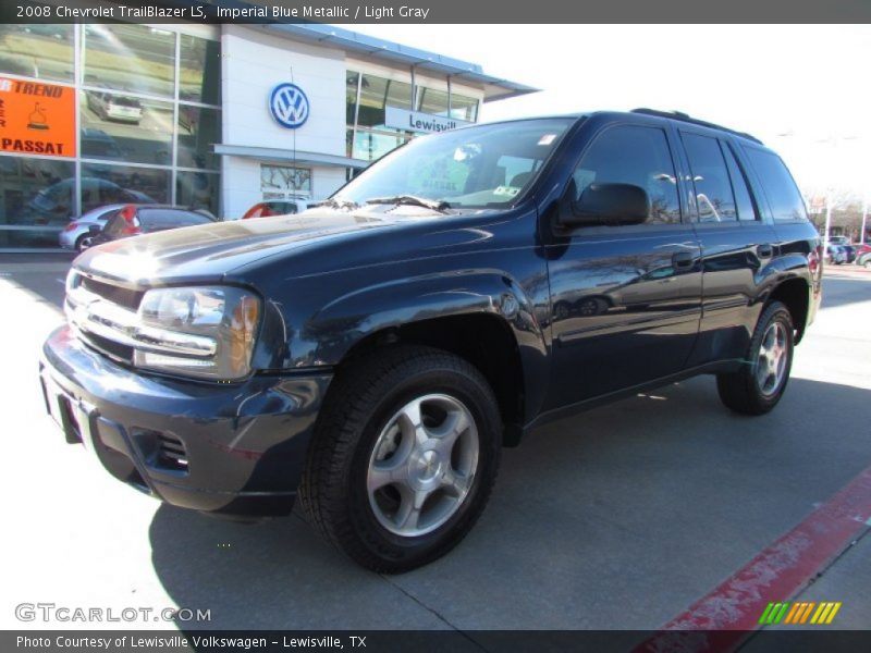 Imperial Blue Metallic / Light Gray 2008 Chevrolet TrailBlazer LS