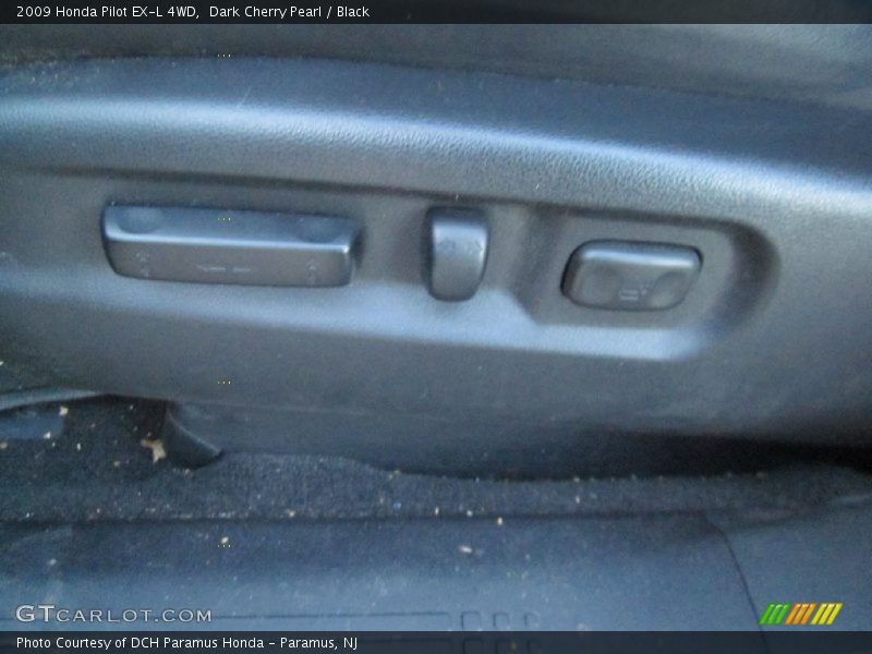 Dark Cherry Pearl / Black 2009 Honda Pilot EX-L 4WD