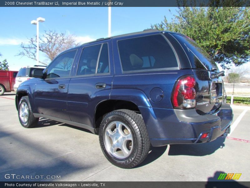 Imperial Blue Metallic / Light Gray 2008 Chevrolet TrailBlazer LS