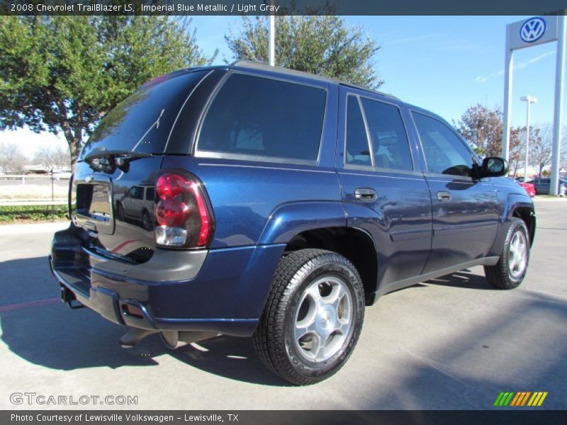 Imperial Blue Metallic / Light Gray 2008 Chevrolet TrailBlazer LS