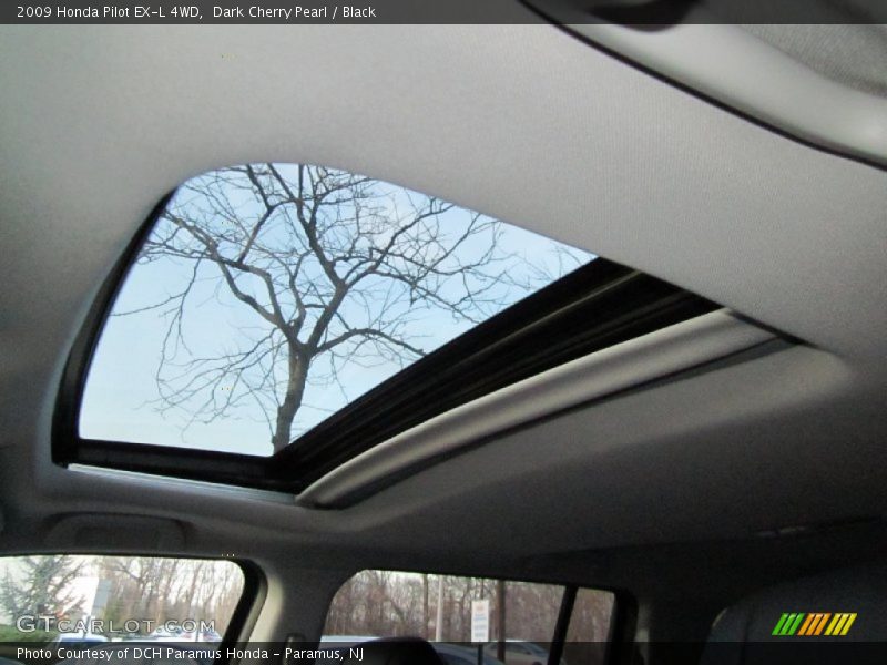 Dark Cherry Pearl / Black 2009 Honda Pilot EX-L 4WD