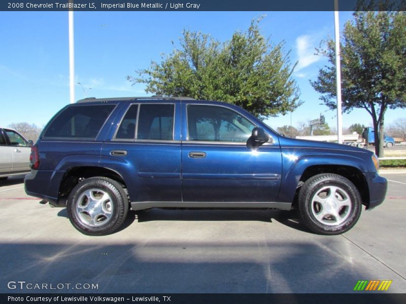 Imperial Blue Metallic / Light Gray 2008 Chevrolet TrailBlazer LS