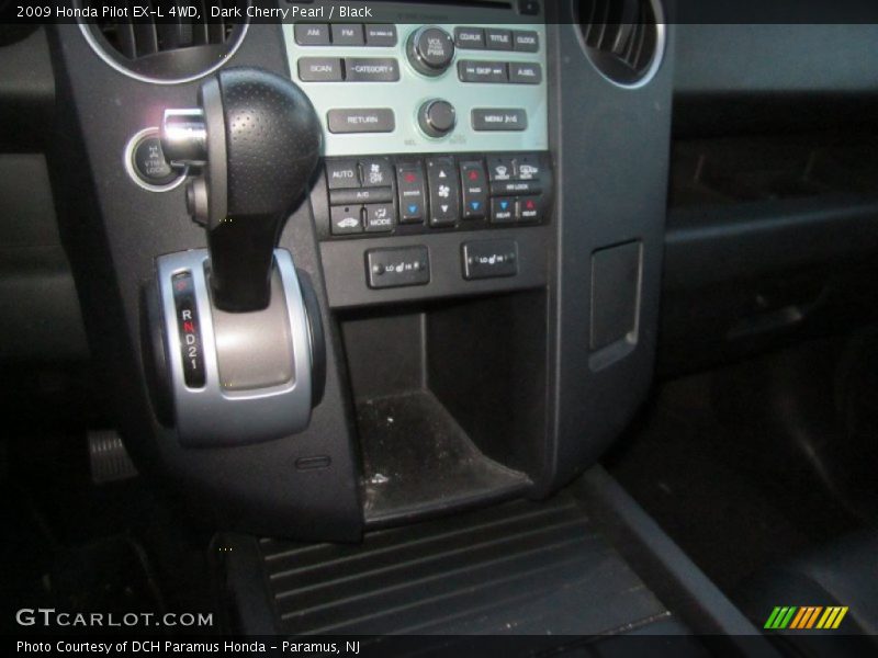 Dark Cherry Pearl / Black 2009 Honda Pilot EX-L 4WD