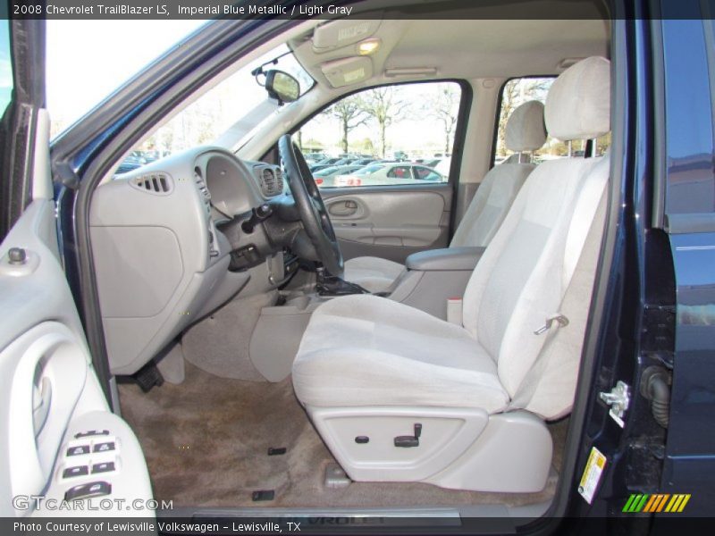Imperial Blue Metallic / Light Gray 2008 Chevrolet TrailBlazer LS