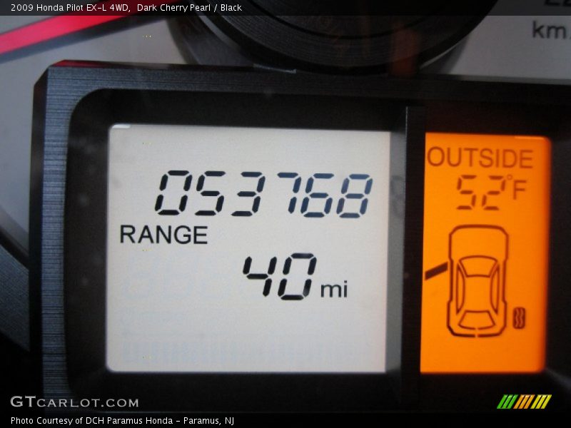 Dark Cherry Pearl / Black 2009 Honda Pilot EX-L 4WD