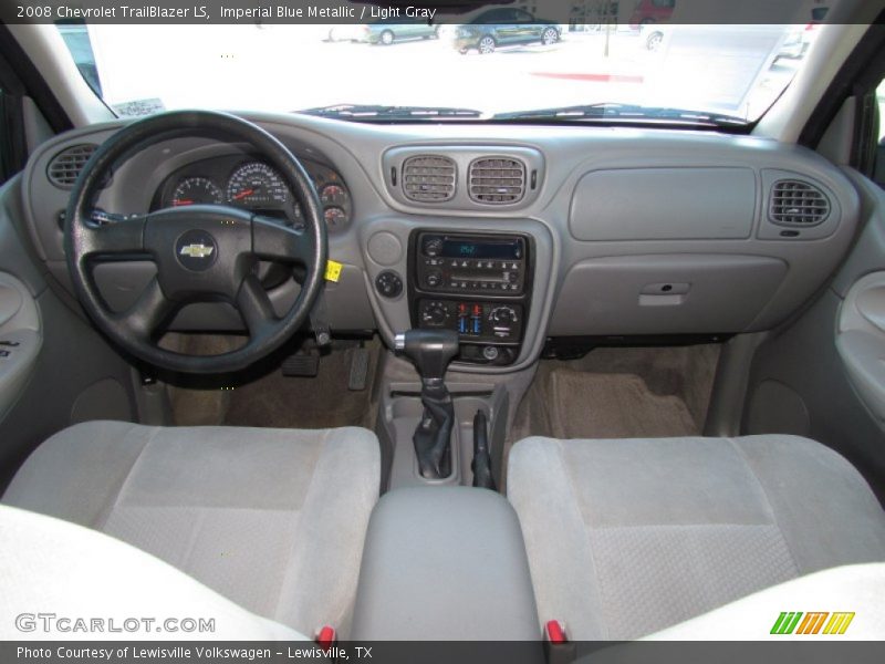 Imperial Blue Metallic / Light Gray 2008 Chevrolet TrailBlazer LS