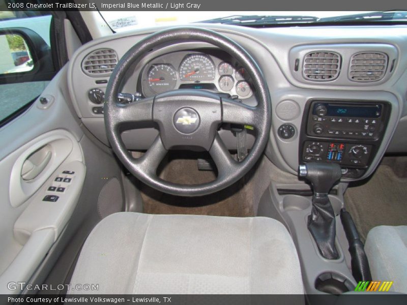Imperial Blue Metallic / Light Gray 2008 Chevrolet TrailBlazer LS