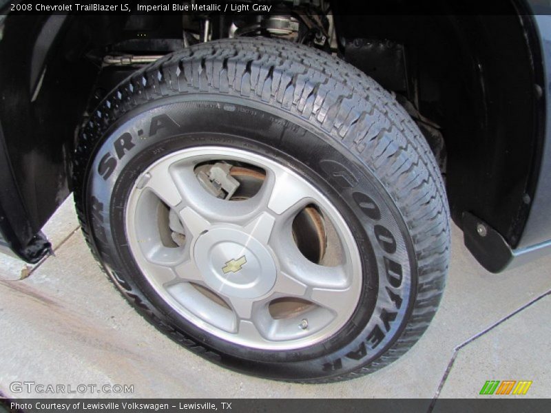 Imperial Blue Metallic / Light Gray 2008 Chevrolet TrailBlazer LS