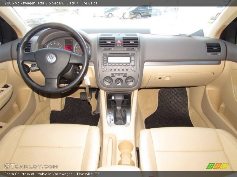 Black / Pure Beige 2006 Volkswagen Jetta 2.5 Sedan