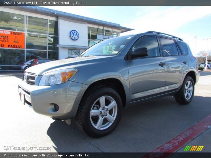 Classic Silver Metallic / Taupe 2008 Toyota RAV4 I4