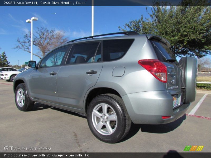 Classic Silver Metallic / Taupe 2008 Toyota RAV4 I4