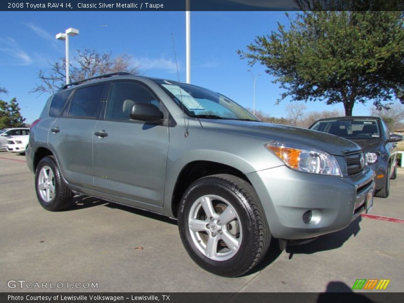 Classic Silver Metallic / Taupe 2008 Toyota RAV4 I4