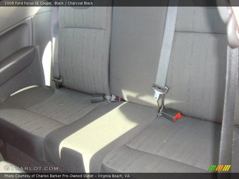 Black / Charcoal Black 2008 Ford Focus SE Coupe