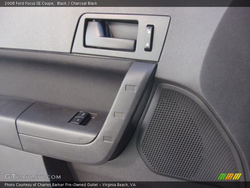 Black / Charcoal Black 2008 Ford Focus SE Coupe