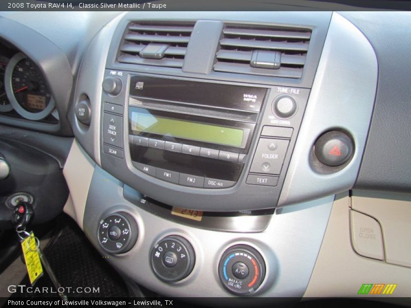 Classic Silver Metallic / Taupe 2008 Toyota RAV4 I4