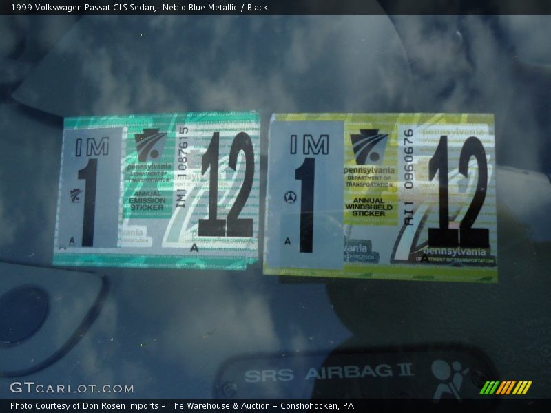 Nebio Blue Metallic / Black 1999 Volkswagen Passat GLS Sedan