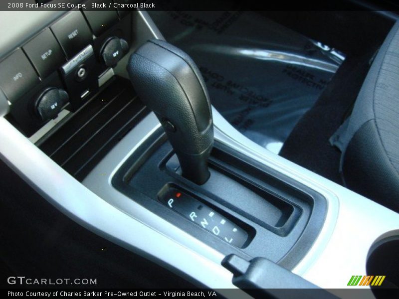 Black / Charcoal Black 2008 Ford Focus SE Coupe